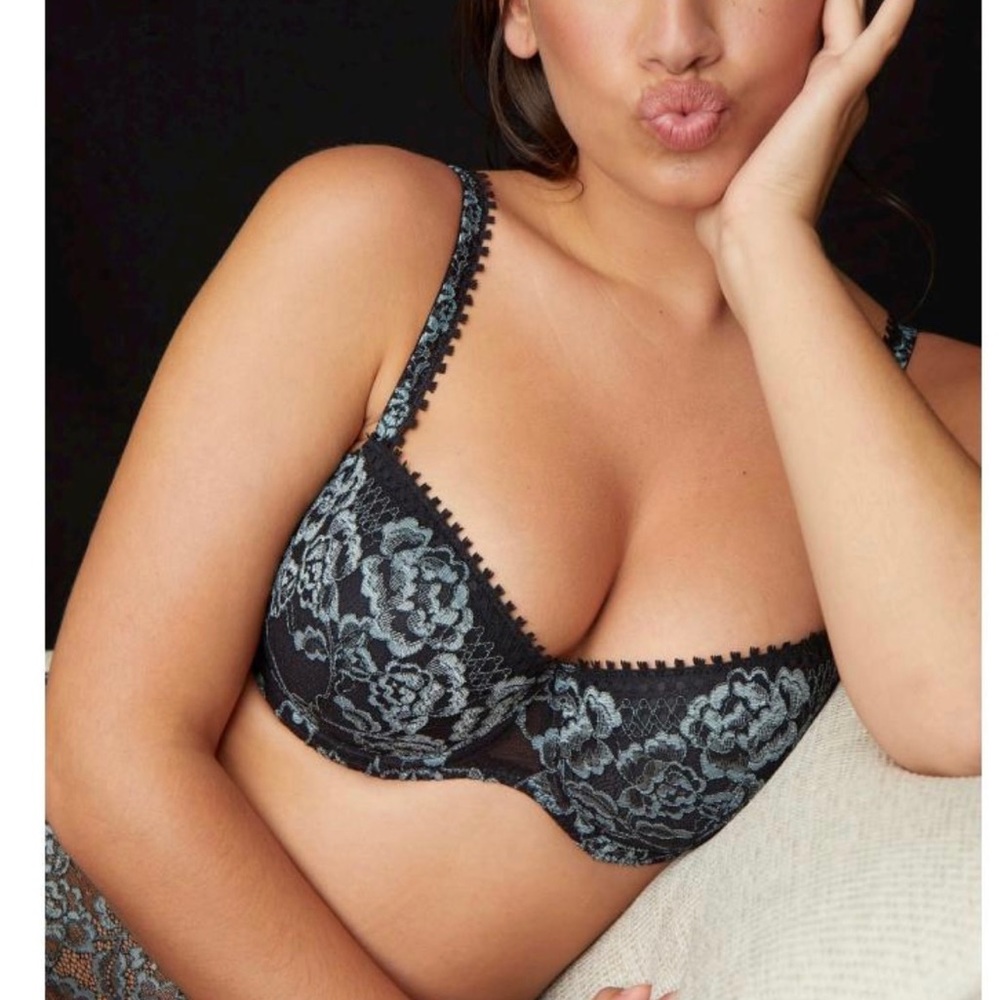 Prima Donna Twist Deep Plunge Balcony Bra- Wild Rose